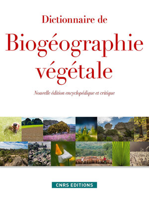cover image of Dictionnaire de biogéographie végétale (NE)